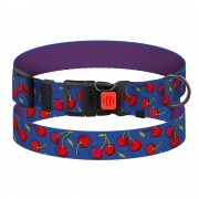 Ошейник для Собак BronzeDog Urban Fruits Нейлоновый с Пластиковой Пряжкой Вишни