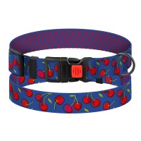 Ошейник для Собак BronzeDog Urban Fruits Нейлоновый с Пластиковой Пряжкой Вишни