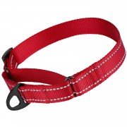 Нашийник для Собак Мартингейл Bronzedog Active Нейлоновий зі світловідбиванням Червоний