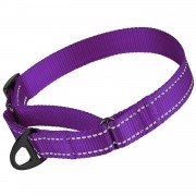 Нашийник для Собак Мартингейл Bronzedog Active Нейлоновий зі світловідбиванням Фіолетовий