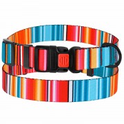 Ошейник для Собак BronzeDog Urban West Нейлоновый c Пластиковой Пряжкой Красный
