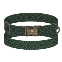 Ошейник для Собак Barksi Urban Нейлоновый с Металлической Пряжкой Antiq Вышиванка Зеленая