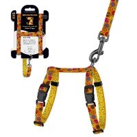 Шлея з Поводком для Котів та Дрібних Собак BronzeDog Urban Fruits Пончики