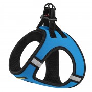 Шлея для Собак Bronzedog Sport Vest неопрен 3D сетка Голубая