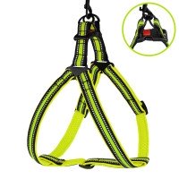 Шлея для Собак BronzeDog Mesh Стандарт Лимонна