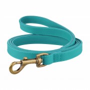 Поводок для Собак Кожаный BronzeDog Antiq Ментоловый