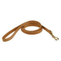 Поводок для Собак Кожаный Bronzedog Crazy Горчичный