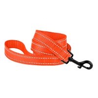 Поводок для Собак Bronzedog Active Нейлоновий зі світловідбивання Кораловий