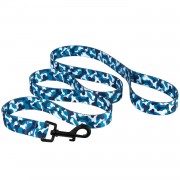 Поводок для Собак Bronzedog Urban Camo Нейлоновый Голубой