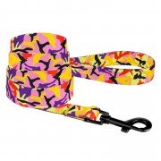 Поводок для Собак BronzeDog Urban Camo Нейлоновий Помаранчевий