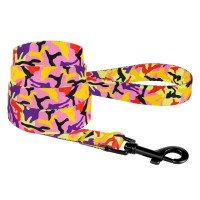 Поводок для Собак BronzeDog Urban Camo Нейлоновий Помаранчевий