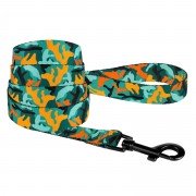 Поводок для Собак BronzeDog Urban Camo Нейлоновий Зелений