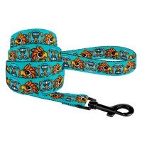 Поводок для Собак Bronzedog Urban Маски Нейлоновий Ментол