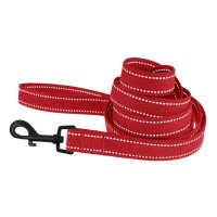 Брезентовый Поводок для Собак Bronzedog Стандарт Красный