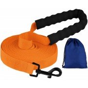 Поводок для Собак Bronzedog Active Нейлоновий з М'якою Ручкою Помаранчевий