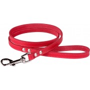 Кожаный Поводок для Собак Bronzedog Красный