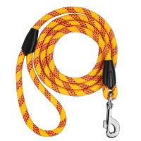 Поводок для Собак Bronzedog Active из Альпинистского Шнура Светоотражающий Желтый