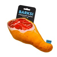 Игрушка для Собак с Пищалкой из Плюша Barksi Окорок 22 х 9 см