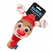 Игрушка для Собак с Пищалкой Шуршащей Пленкой Barksi Олень 16 х 15 см