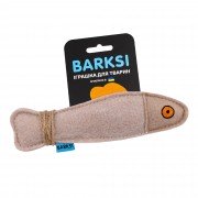 Іграшка для Котів Barksi Рибка з Мотузкою Бежева 19 х 6 см