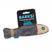 Іграшка для Котів Barksi Рибка з Мотузкою Сіра 19 х 6 см