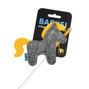 Іграшка для Котів Вудка з Дзвіночком Barksi "Коник з дзвіночком"