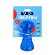 Игрушка для Собак с Пищалкой Гантель Плавающая Barksi Chew Синяя 5 х 13 см