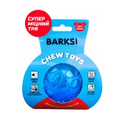 Игрушка для Собак Мячик с Пищалкой Синий Barksi Chew 7 см