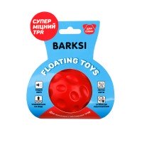 Іграшка для Собак Плаваюча з Піщалкою Barksi FLOAT М'яч Червоний 7 см