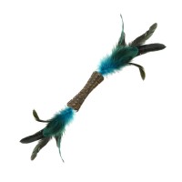 Игрушка для Кошек Gigwi Johnny Stick Кошачья Мята c Двойным Натуральным Пером 8 см