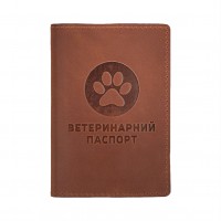 Обложка для Ветеринарного Паспорта из Натуральной Кожи Barksi Коричневая