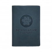 Обложка для Ветеринарного Паспорта из Натуральной Кожи Barksi Синяя