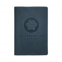Обложка для Ветеринарного Паспорта из Натуральной Кожи Barksi Синяя