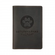 Обложка для Ветеринарного Паспорта из Натуральной Кожи Barksi Темно-Коричневая