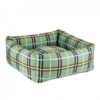 Лежанка для Собак и Котов BronzeDog Comfort Квадратная Зеленая