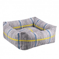 Лежанка для Собак и Котов BronzeDog Comfort Квадратная Серая