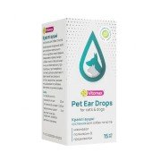 Краплі вушні Vitomax для котів та собак (15 мл)